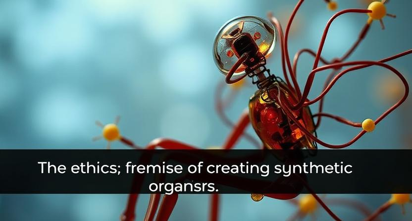 Rewriting Life: The Ethics and Promise of Creating Synthetic Organisms